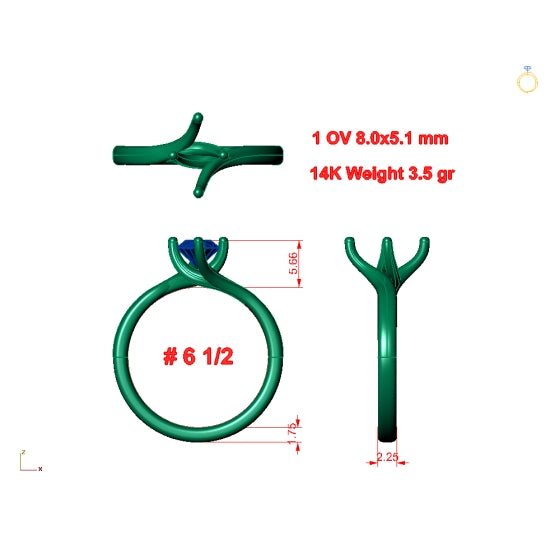 Item Number: D40610-8 - Cad Ready Design