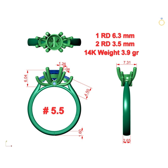 Item Number: D47682-3 - Cad Ready Design