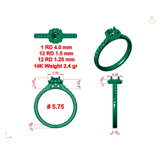 Item Number: D48024-4 - Cad Ready Design