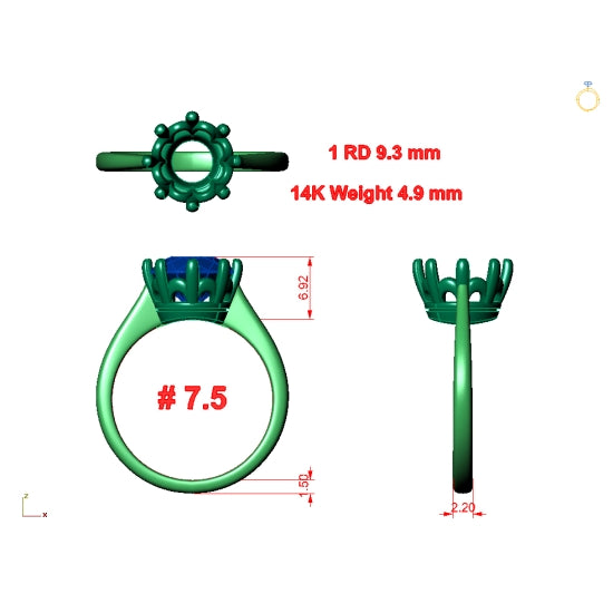 Item Number: D51353-2 - Cad Ready Design