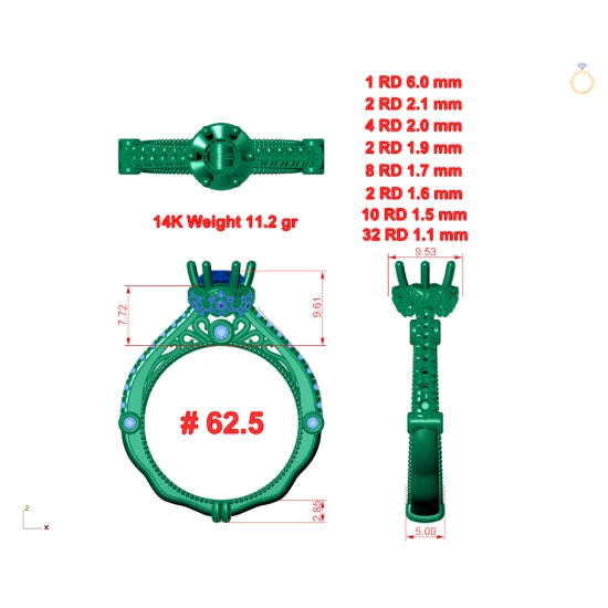 Item Number: D52238-2 - Cad Ready Design