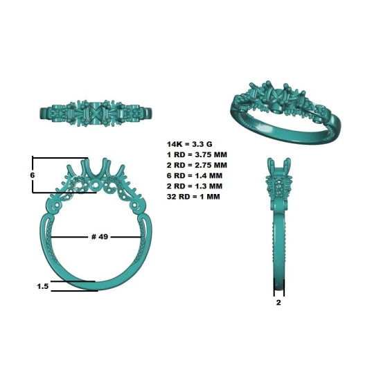 Item Number: D52561-4 - Cad Ready Design
