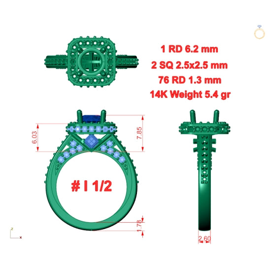 Item Number: D53334-1 - Cad Ready Design