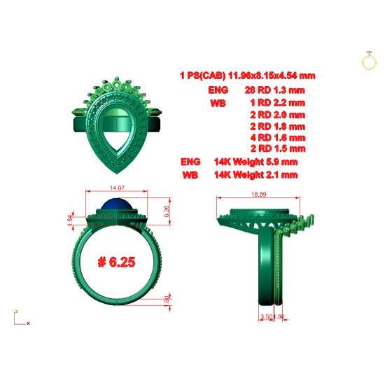 Item Number: D53821-2 - Cad Ready Design