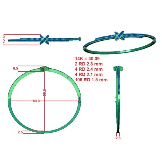 Item Number: H51886-4 - Cad Ready Design