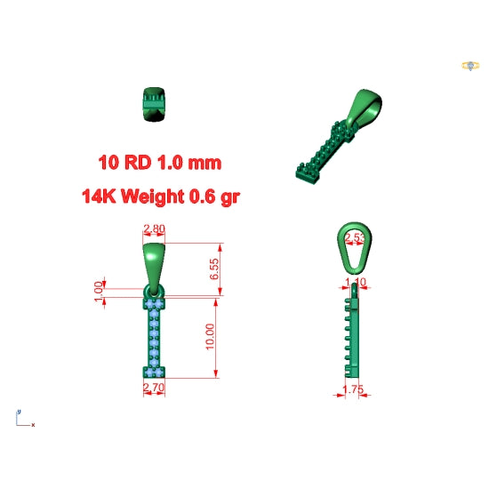 Item Number: N55500-I CAD Ready Design